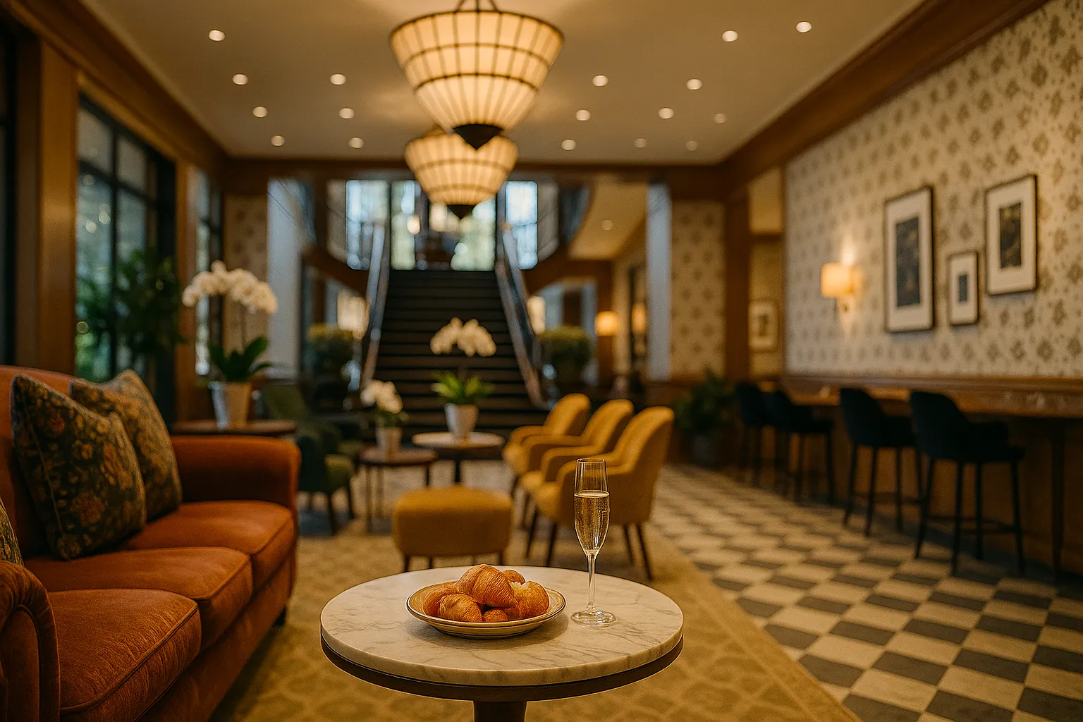 Elegant lobby
